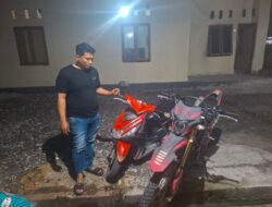 CEKATAN! POLSEK BUMIRAYA BEKUK PELAKU CURANMOR SAAT MAU AMBIL MOTOR DI LASAMPI