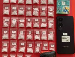 Tak Berkutik di Kamar Kos, Polres Morowali Amankan 2 Pria dengan 46 Paket Sabu 43,56 Gram