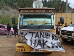 Warga Siumbatu Segel Kantor PT TRI NUSA/OTI EA ABADI, Diduga Langgar Kesepakatan dan Langsung Galian