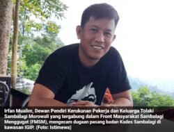 ABUSE OF POWER! KADES SAMBALAGI DIDUGA TABRAK UU DESA DEMI BUNGKAM AKSI PBM LOKAL DI IGIP
