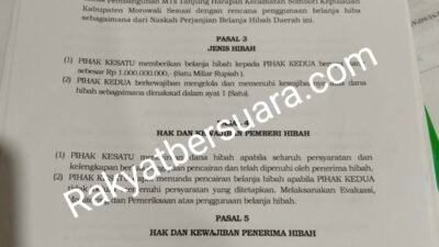 1 MILIAR UNTUK MTS TANJUNG HARAPAN HILANG KEMANA