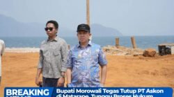 BUPATI MOROWALI TEGASKAN PT ASKON DITUTUP SEMENTARA, TUNGGU PROSES HUKUM TUNTAS