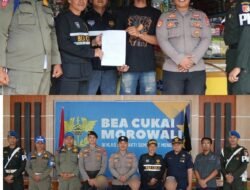 BEA CUKAI MOROWALI DAN APARAT GABUNGAN SITA 13 RIBU BATANG ROKOK ILEGAL DI BUNGKU TENGAH DAN BUNGKU BARAT