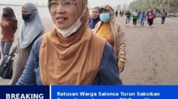 Ratusan Warga Salonsa Turun Saksikan Pemeriksaan Lapangan PN Poso, Warga: Tanah Ini Milik Masyarakat Desa Salonsa