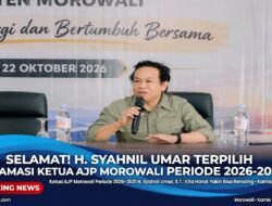 Selamat! H. Syahnil Umar Terpilih Aklamasi Jadi Ketua AJP Morowali Periode 2026-2031