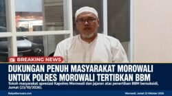 Dukungan Mengalir Deras, Warga Morowali Apresiasi Gerak Cepat Polres Morowali Tertibkan BBM Bersubsidi