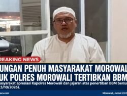 Dukungan Mengalir Deras, Warga Morowali Apresiasi Gerak Cepat Polres Morowali Tertibkan BBM Bersubsidi