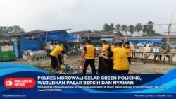 Polres Morowali Gelar Green Policing, Wujudkan Pasar Bersih dan Nyaman