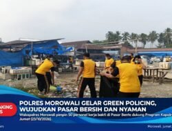 Polres Morowali Gelar Green Policing, Wujudkan Pasar Bersih dan Nyaman