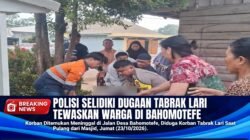 Polisi Selidiki Kasus Dugaan Tabrak Lari yang Tewaskan Warga di Bahomotefe Morowali