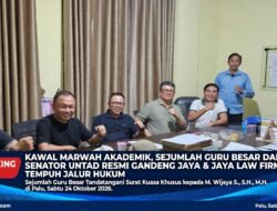 Kawal Marwah Akademik, Sejumlah Guru Besar dan Senator Untad Resmi Gandeng Jaya & Jaya Law Firm Tempuh Jalur Hukum