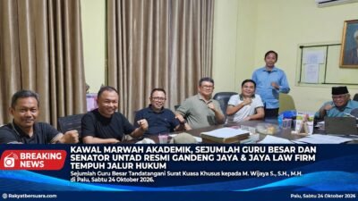 Kawal Marwah Akademik, Sejumlah Guru Besar dan Senator Untad Resmi Gandeng Jaya & Jaya Law Firm Tempuh Jalur Hukum