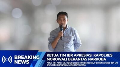 IBR Morowali Apresiasi Ketegasan Kapolres Berantas Narkoba: Sejalan Arahan Presiden Prabowo dan Instruksi Kapolri