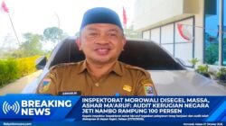 Inspektorat Morowali disegel massa, Ashar Ma’aruf: Audit kerugian Negara Kasus Jeti Nambo Sudah Rampung 100 persen