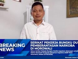 Serikat Pekerja Bungku Tegaskan Dukungan Terhadap Pemberantasan Narkoba di Morowali