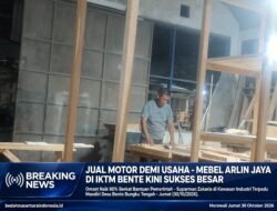 Jual Motor Demi Usaha, Mebel Arlin Jaya di IKTM Bente Kini Sukses Besar — Omzet Naik 80% Berkat Bantuan Pemerintah