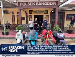 Curi Motor di Parkiran Bandara Lama PT IMIP, Pria Asal Luwu Timur Diamankan Polsek Bahodopi Usai Jadi Korban Amuk Massa